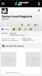 Mobile Screenshot of demon-sword-ragnarok.deviantart.com