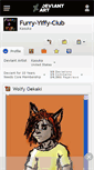 Mobile Screenshot of furry-yiffy-club.deviantart.com