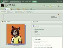 Tablet Screenshot of furry-yiffy-club.deviantart.com