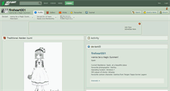 Desktop Screenshot of fireheart001.deviantart.com