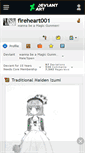 Mobile Screenshot of fireheart001.deviantart.com