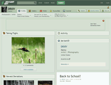 Tablet Screenshot of drxiv.deviantart.com