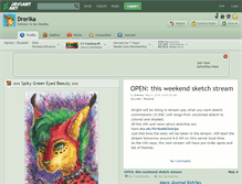 Tablet Screenshot of drerika.deviantart.com