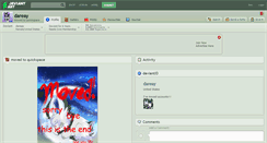 Desktop Screenshot of dareay.deviantart.com
