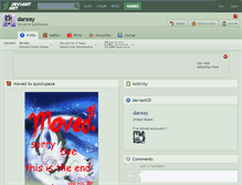Tablet Screenshot of dareay.deviantart.com