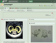 Tablet Screenshot of darakumegami.deviantart.com