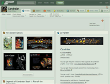 Tablet Screenshot of candralar.deviantart.com