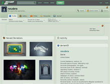 Tablet Screenshot of neudera.deviantart.com