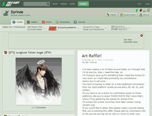 Tablet Screenshot of dyrinda.deviantart.com