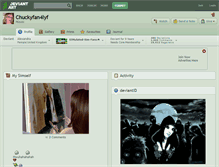Tablet Screenshot of chuckyfan4lyf.deviantart.com