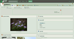 Desktop Screenshot of amateur-x.deviantart.com