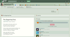Desktop Screenshot of hopelessheart330.deviantart.com