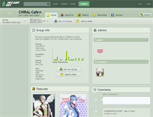 Tablet Screenshot of chiral-cafe.deviantart.com