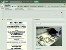 Tablet Screenshot of piccolo.deviantart.com