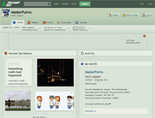 Tablet Screenshot of masterpurno.deviantart.com