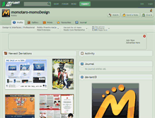 Tablet Screenshot of momotaro-momodesign.deviantart.com