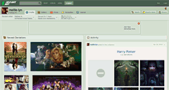 Desktop Screenshot of mellie-lyn.deviantart.com