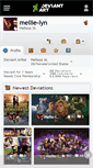 Mobile Screenshot of mellie-lyn.deviantart.com