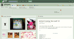 Desktop Screenshot of infinitysam.deviantart.com
