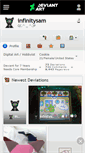 Mobile Screenshot of infinitysam.deviantart.com