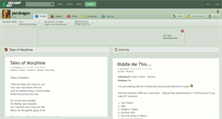 Desktop Screenshot of pendragon.deviantart.com