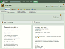 Tablet Screenshot of pendragon.deviantart.com