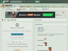 Tablet Screenshot of nagirinara.deviantart.com