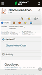 Mobile Screenshot of choco-neko-chan.deviantart.com