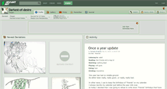 Desktop Screenshot of darkest-of-desire.deviantart.com