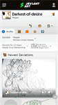 Mobile Screenshot of darkest-of-desire.deviantart.com