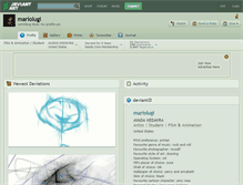 Tablet Screenshot of mariolugi.deviantart.com