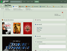 Tablet Screenshot of baothao.deviantart.com