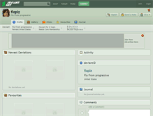 Tablet Screenshot of floplz.deviantart.com