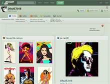 Tablet Screenshot of drake7018.deviantart.com