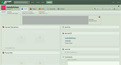 Desktop Screenshot of mandylicious.deviantart.com