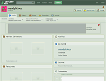 Tablet Screenshot of mandylicious.deviantart.com