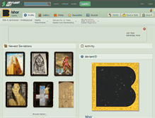 Tablet Screenshot of ishor.deviantart.com