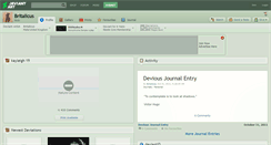Desktop Screenshot of britalicus.deviantart.com