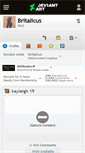 Mobile Screenshot of britalicus.deviantart.com