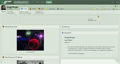 Desktop Screenshot of gingerbinger.deviantart.com