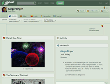 Tablet Screenshot of gingerbinger.deviantart.com