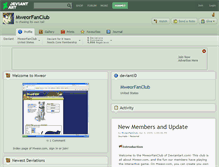 Tablet Screenshot of mweorfanclub.deviantart.com