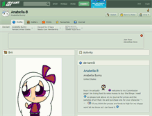 Tablet Screenshot of anabella-b.deviantart.com