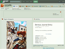 Tablet Screenshot of normalfds.deviantart.com