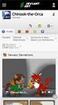 Mobile Screenshot of chinook-the-orca.deviantart.com