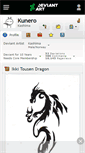 Mobile Screenshot of kunero.deviantart.com