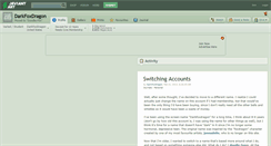 Desktop Screenshot of darkfoxdragon.deviantart.com