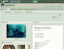 Tablet Screenshot of laura-pietrusel.deviantart.com