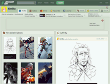 Tablet Screenshot of kimiko.deviantart.com