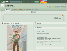 Tablet Screenshot of hirata14set.deviantart.com